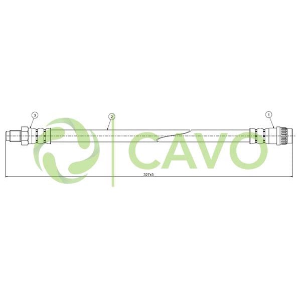 CAVO C800474A Fren Hortumu Ön 106 96- 