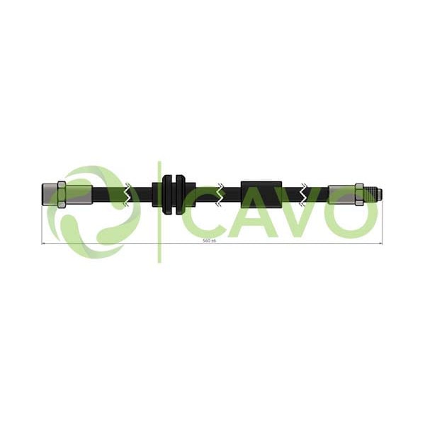 CAVO C900314A Fren Hortumu Ön Mercedes S Serisi 140 91-98-