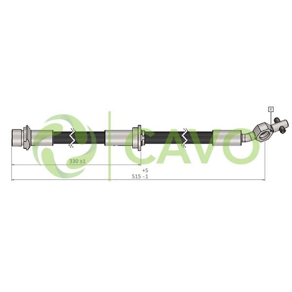 CAVO C900442A Fren Hortumu Sağ Ön Avensis T22 97-03