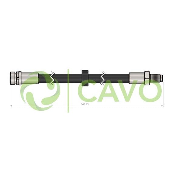 CAVO C900506A Fren Hortumu Arka Transit Connect 02-.. 
