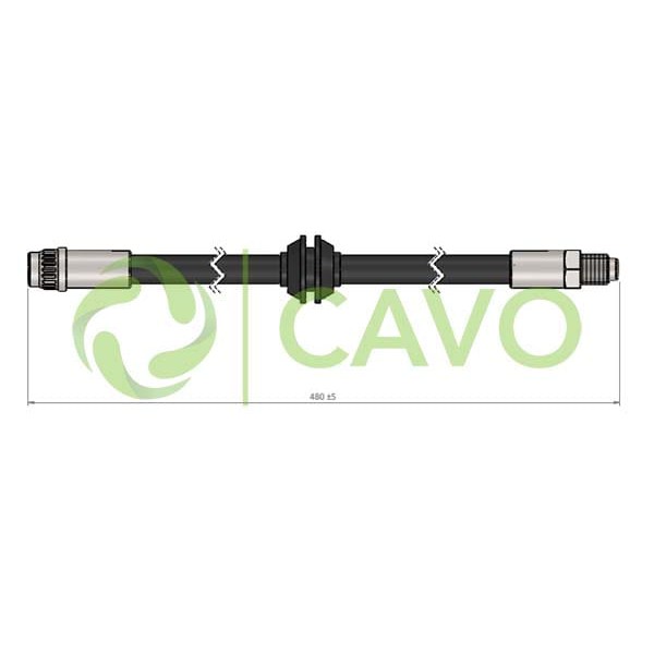 CAVO C900567A Fren Hortumu CLIO III 05- Modus 04- Modus Grand