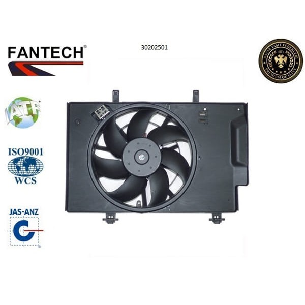 FANTECH 30202501 Fan Motoru Komple Fiesta Cb1 08-12 VI 08- Fiesta III Ccn 12- B-Max 12- 12- Tourneo