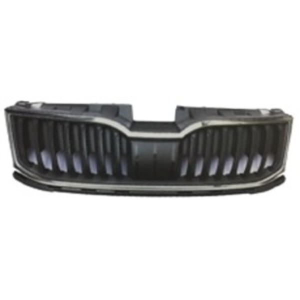 GKL 290824 Ön Panjur Ve Üst Plastik Komple Krom Çerçevelı Octavia 18- 