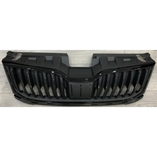 GKL 290825 Ön Panjur.Ust Plastik Komple Siyah Octavia 18-