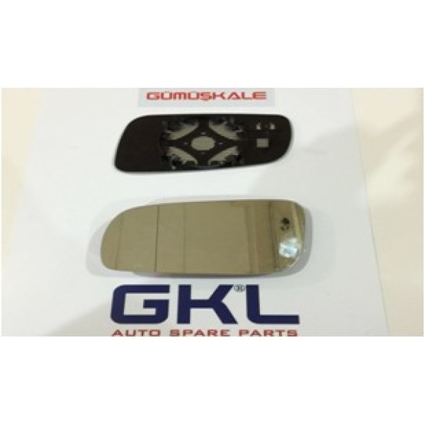 GKL 291641 Dış Dikiz Ayna Camı (Büyük) Elektrikli Isıtmalı Sağ Asferik Camlı Bora Passat Leon 97-05