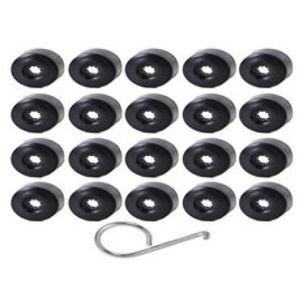 GKL 294080 Bijon Kapağı Siyah 16 Adet Normal-4 Ad Sıfrelı Audi Ve Seat