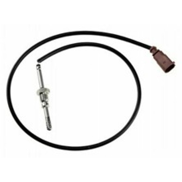 GKL 294546 Egzoz Sıcaklık Sensörü (Turuncu Soket - Kablo Uzunlugu 772Mm) Golf V VI Jetta Passat Tigu 