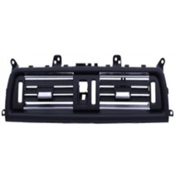 GKL 340008 Klima Kalorifer Izgarası Orta Kromlu Siyah Bmw F10-F11-F18 