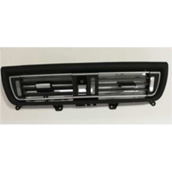 GKL 340009 Klima Kalorifer Izgarası Orta Krom Çerçeve Piyano Siyah Bmw 5 Serisi F10-F11-F18 