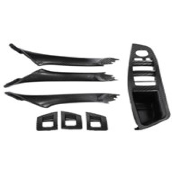 GKL 340054 Kapı Tutamak Seti 7 Parça Karbon Fiber Bmw F10-F18 