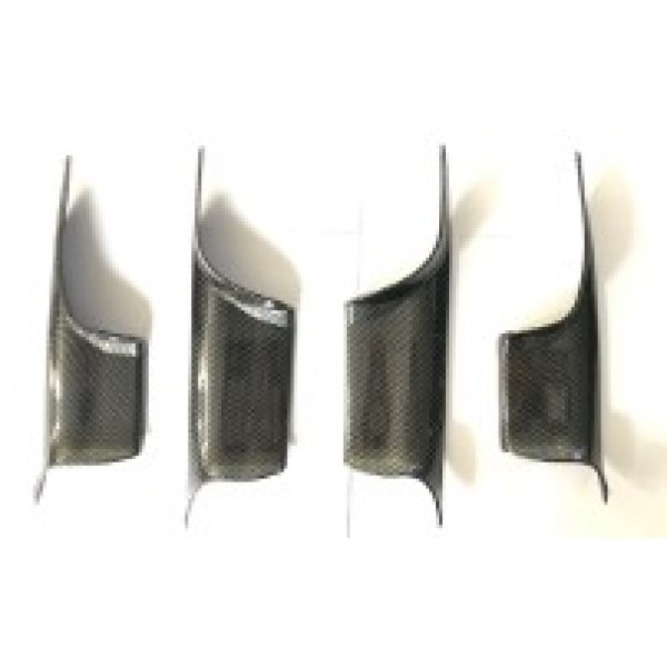 GKL 340133 İç Kaplama 4 Parça Siyah Kaplama Set Bmw F01