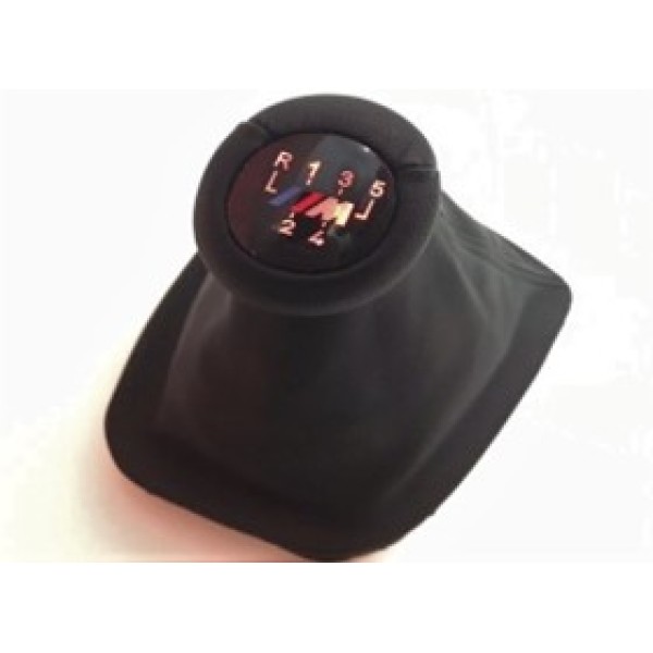 GKL 340773 Vites Körüğü Komple (Işıklı) M Power 5 Vites Siyah Deri Bmw E34