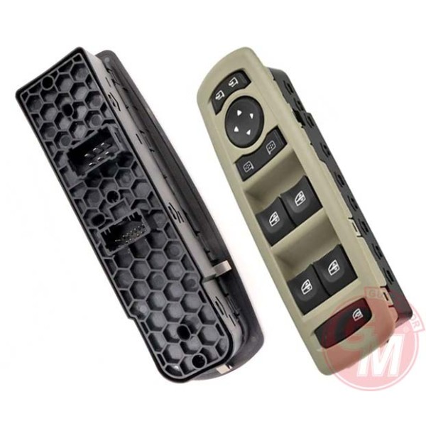 GUA 41417 Cam Açma Anahtarı Ön Sol/Sağ Renault Fluence Dörtlü Merkezi Kilit Düğmeli Ayna Ayarlı