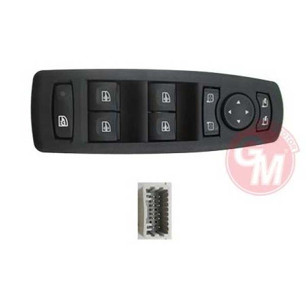 GUA 41418 Cam Açma/Kapama Kumanda Grubu Komple Renault Megan III-Fluence Katlanır Aynalı Araçlar İçi