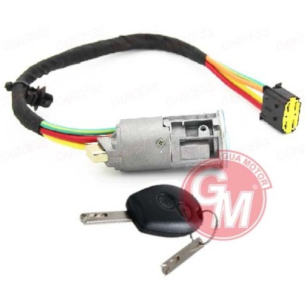 GUA 41632 Kontak Kilit Seti Kumandalı Anahtar İle Dacia Logan-Sandero-Duster 