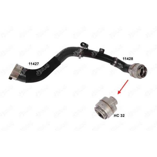 IBRAS 11423 Turbo Hortumları Talisman Lp 1.3 Tce 160 Lpnc H5H470 