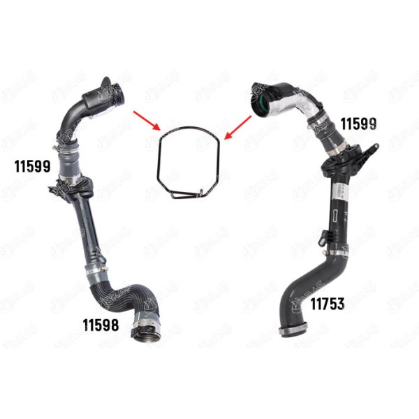 IBRAS 11485 Segmanlar Ve Klipsler Fluence-Kangoo-Megane 3 1.5DCI 