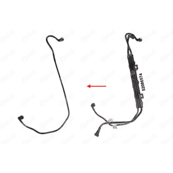 IBRAS 15535 Yakıt Borusu Braket Harıç Ok Ile Gösterılen Hortum Fiat Fiorino Kombı Van 225 1.3 Mtj 