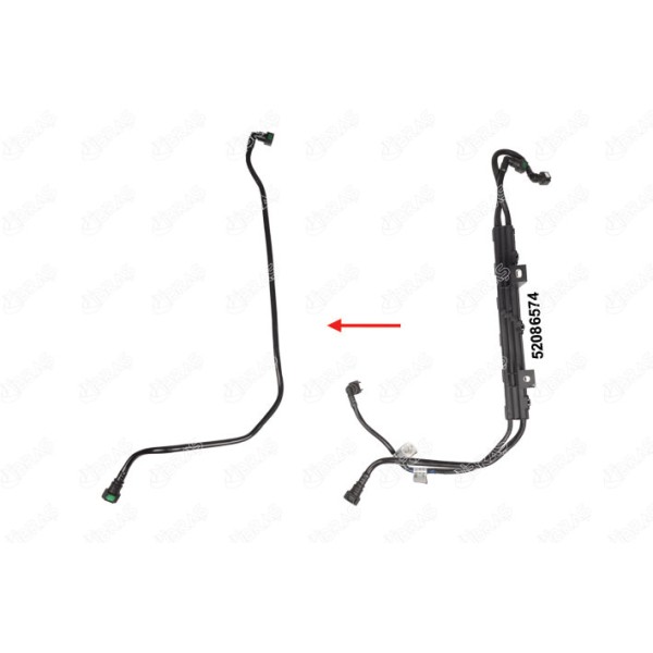 IBRAS 15536 Yakıt Borusu Braket Harıç Ok Ile Gösterılen Hortum Fiat Fiorino Kombı Van 225 1.3 Mtj