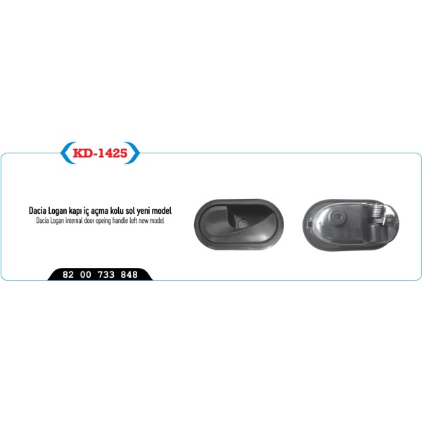 KAYA Plastik KD-1425 Kapı İç Açma Kolu Sol Logan