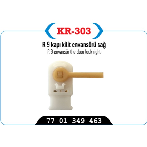 KAYA Plastik KR-303 Kapı Kilit Envansörü Sağ Renault 9 R11 