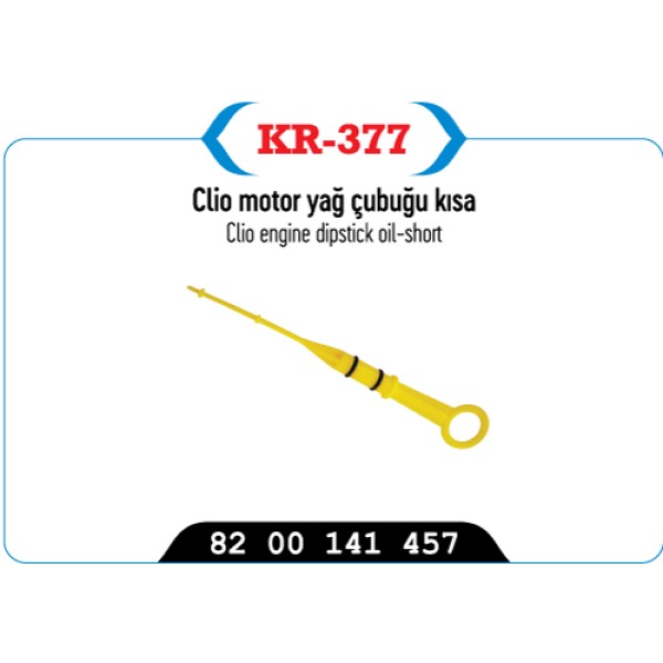 KAYA Plastik KR-377 Yağ Çubuğu Megane 02-04 Laguna Scenic Kısa