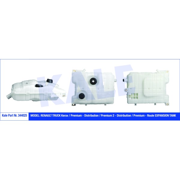KALE OTO Radyatör 344025 Genleşme Tankı Truck Kerax-Premium-Distribution-Premium 2-Distribution-Prem