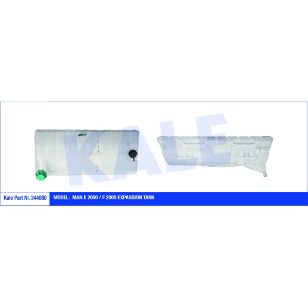KALE OTO Radyatör 344080 Genleşme Tankı Man E 2000-F 2000 Kapaklı