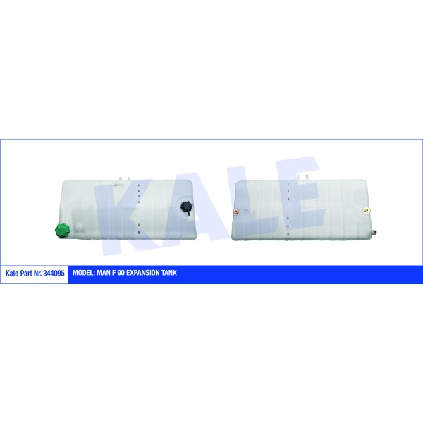 KALE OTO Radyatör 344095 Genleşme Tankı Man F 90 Kapaklı