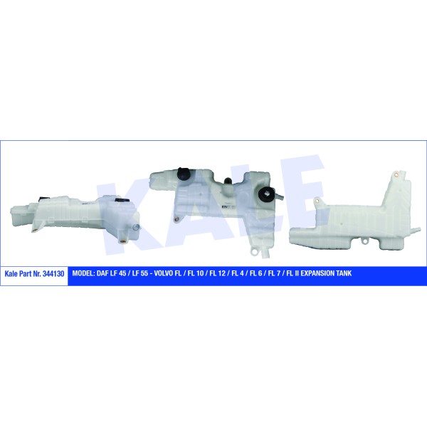 KALE OTO Radyatör 344130 Genleşme Tankı Daf Lf 45-Lf 55-Volvo Fl-Fl 10-Fl 12-Fl 4-Fl 6-Fl 7-Fl II Ka