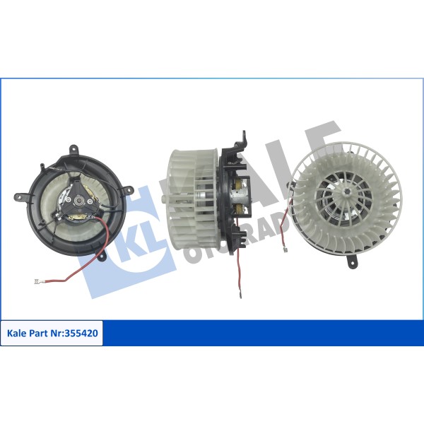 KALE OTO Radyatör 355420 Kalorifer Motoru Mercedese-Claas Blower 