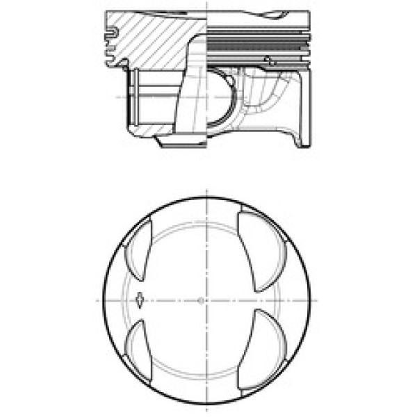 KOLBEN 41671600 Piston Segman Std 74,50Mm Golf Vıı VIII 17- Leon 17- Daca Dpba 1.5 Tsı