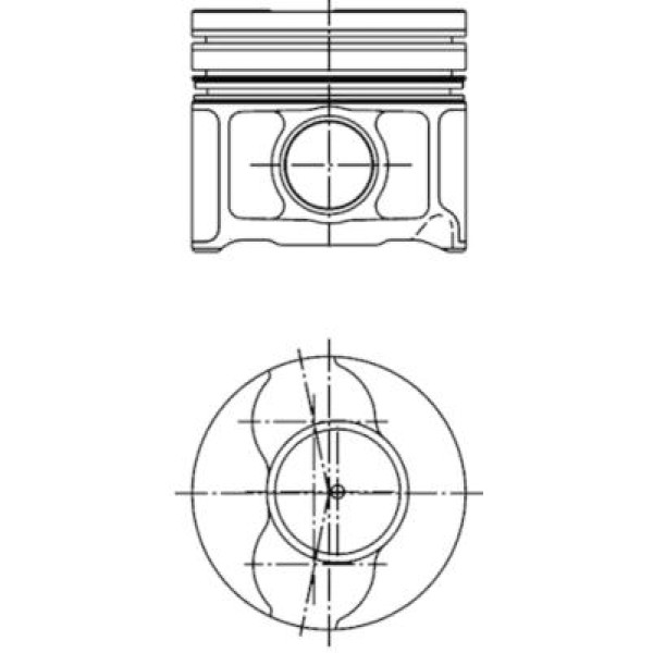 KOLBEN 41795620 Piston Segman 0,6 Farklı 82Mm Doblo 1.9 Jtd 103 Ps - Vectra C 1.9 Cdtı 