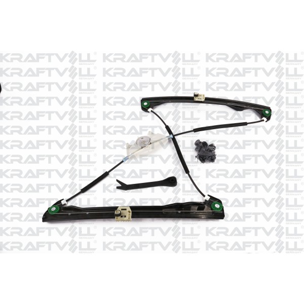 KRAFTVOLL 9120038 Cam Mekanizması Komple Sağ Ön Krikosu Kızaklı (Klips - Aparatlı) Toledo 99-05