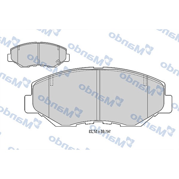 MANDO MBF015004 Ön Fren Disk Balatası Cr-V II 2.0 02-