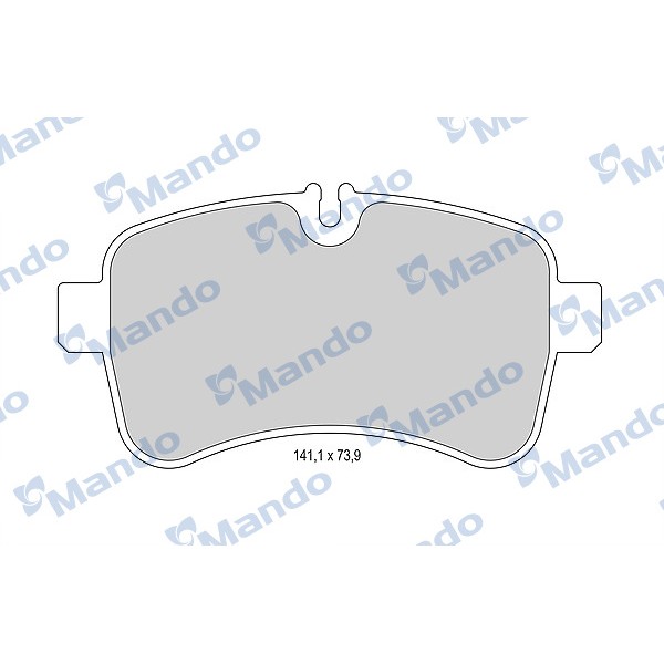 MANDO MBF015964 Arka Fren Balatası Daily IV 06- Daily V 11- Tum Modeller 05 06- 