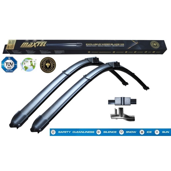 MAXTEL 12106257 Silecek Ön Takım 600Mm 600Mm Valeo Tipi Muz Tip T5 03- Caravelle W204 W207 W212 