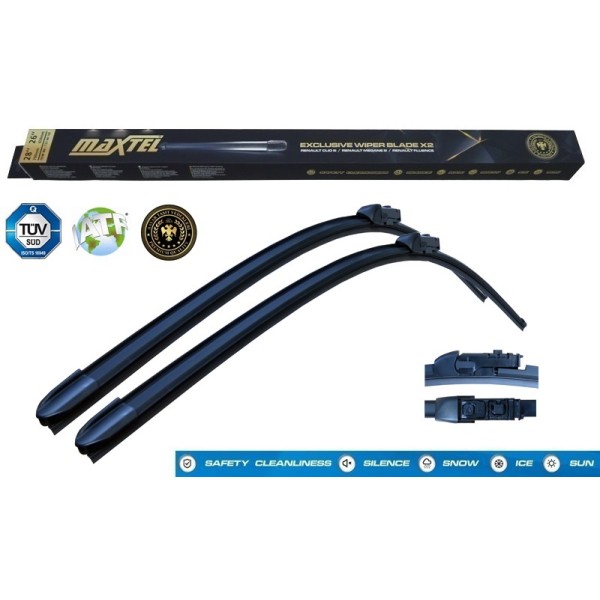 MAXTEL 12109411 Silecek Bmw X3 G01 F97 X4 G02 F98 Jaguar E-Pace 26 -20 650Mm-500Mm 