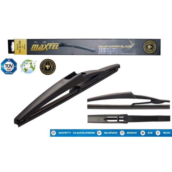 MAXTEL 12201912 Silecek Süpürgesi Arka Plastik C4 Grande Punto Fiesta Mercedes A B Qashqai 305Mm