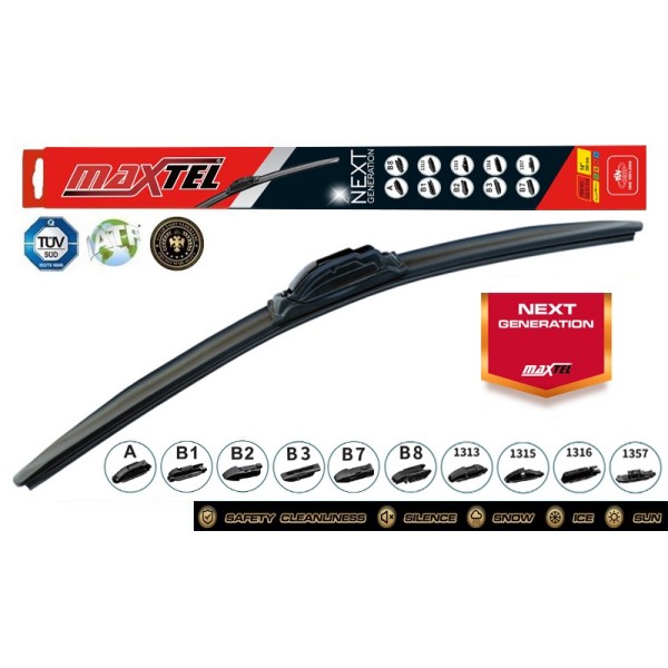 MAXTEL 12401522 Max12401522 Muz Tip Silecek 10 Aparatlı Yenı Nesıl 22\U0027 (550Mm) Max12401522 