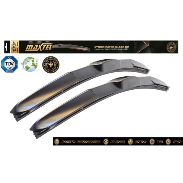 MAXTEL 12401671 Max12401671 Ön Silecek Takımı 26\ -16\ (650Mm-400Mm) Hyundai I30-Tucson Max12401671