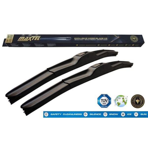 MAXTEL 12425480 Hybrid Silecek Süpürgesi Mazda III Cx 5 İ30 Santafe II Infiniti Fxkıa Carens 600 - 4