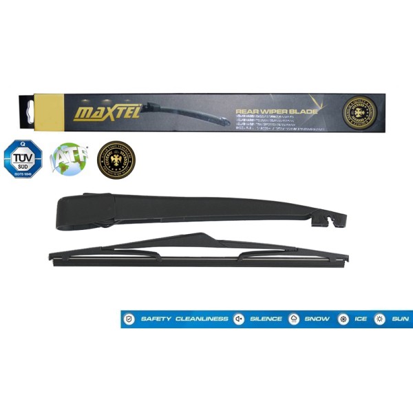 MAXTEL 12602221 Silecek Kolu Arka Ve Süpürgesi Ford Fiesta Vıı 07.08-04.17 305Mm