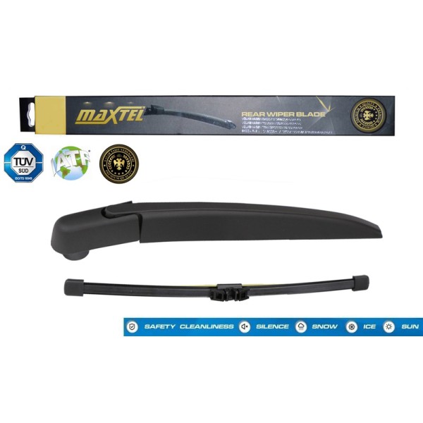 MAXTEL 12604334 Silecek Kolu Arka Ve Süpürgesi CLIO IV 12-Â€º 250Mm