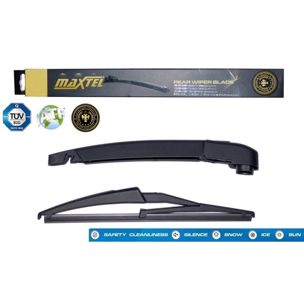 MAXTEL 12605432 Silecek Süpürgesi Arka Kollu Fiat 500×334 2014 - 11 285Mm 