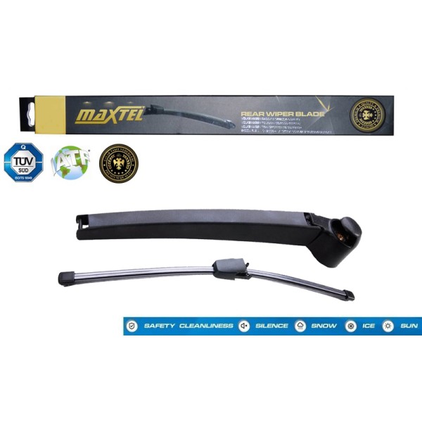 MAXTEL 12606268 Silecek Kolu Arka Ve Süpürgesi Golf VI 09-13- 340Mm 