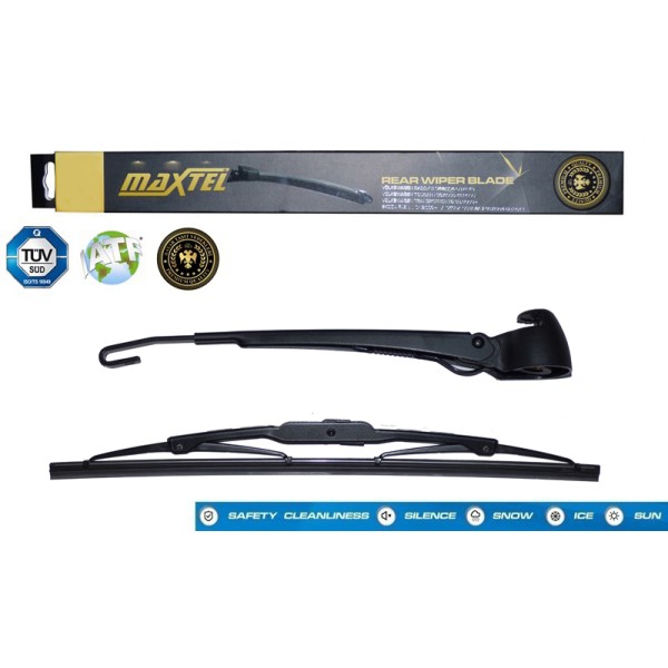 MAXTEL 12606499 Silecek Süpürgesi Arka Kollu Golf IV Hb 1J1 97-05 (Fıskiyelı) 14 355Mm 