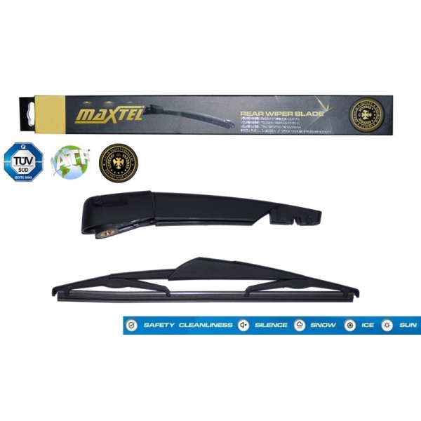 MAXTEL 12609477 Silecek Süpürgesi Arka Kollu Cooper R50, R53 2001-2004 (Kapak Yanı Fıskiyelı) 11 292