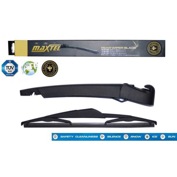 MAXTEL 12609478 Silecek Süpürgesi Arka Kollu Cooper R50 , R53 2005 - (Fıskiyelı) 11 292Mm 