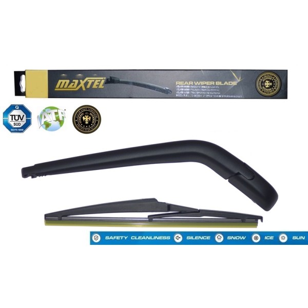 MAXTEL 12610559 Silecek Süpürgesi Arka Kollu Toyota Auris Sw- E15,Nmt,Sb1 2007-2012 12 305Mm 